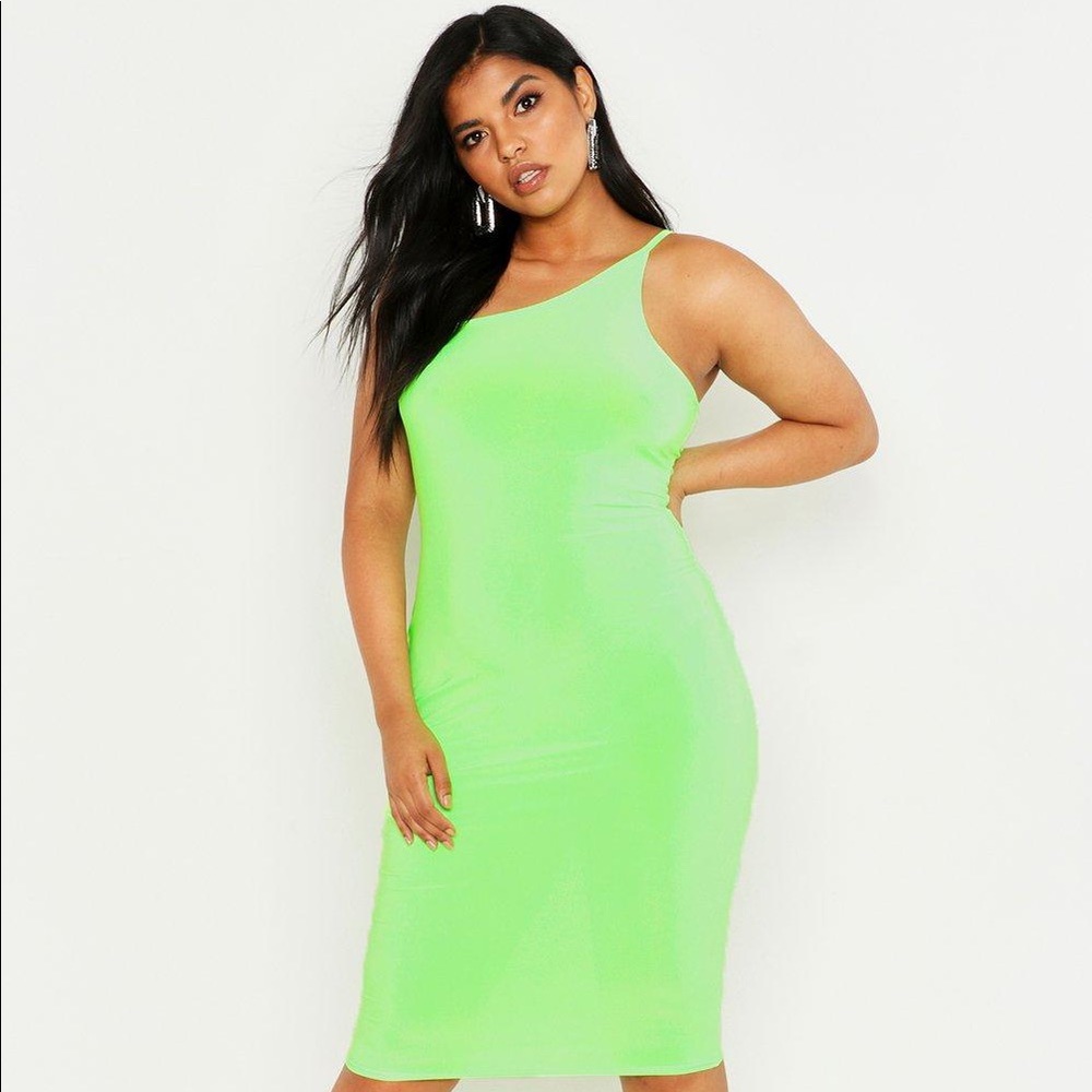 One Shoulder Midi Dress